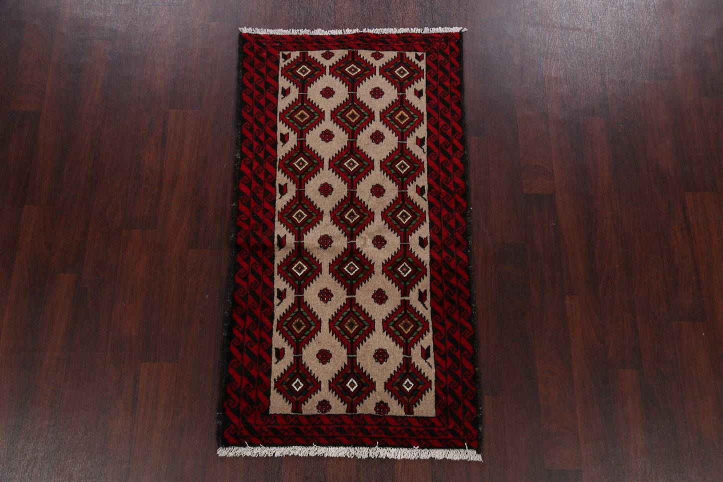 Geometric Balouch Afghan Oriental Rug 3x5