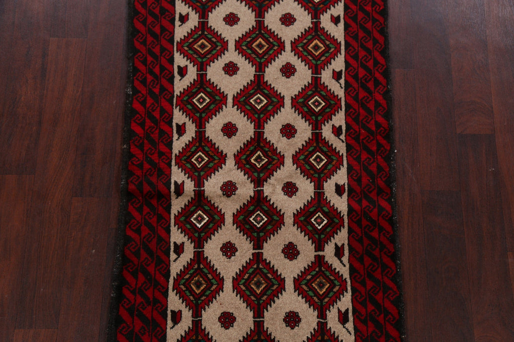 Geometric Balouch Afghan Oriental Rug 3x5