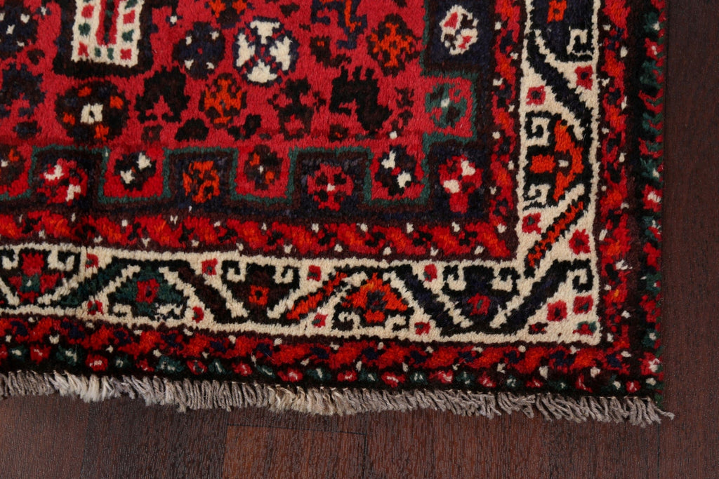 Tribal Geometric Shiraz Persian Area Rug 4x5