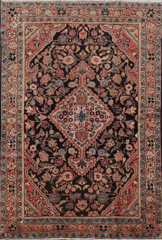 Antique 100% Vegetable Dye Malayer Persian Area Rug 5x7