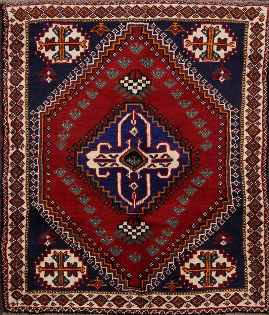 Geometric Shiraz Persian Area Rug 3x5