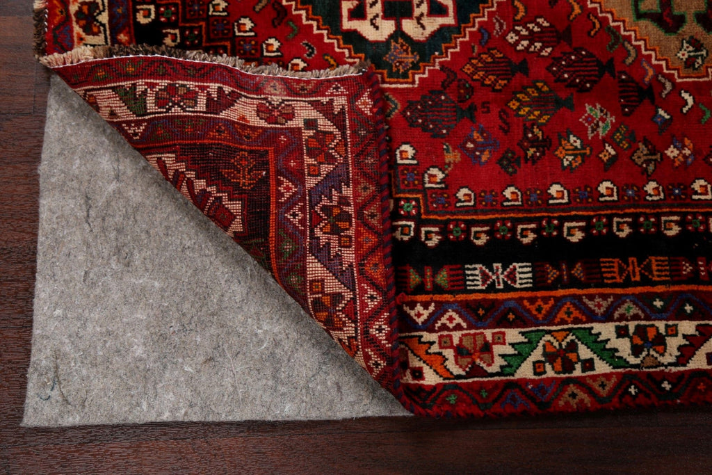 100% Vegetable Dye Abadeh Nafar Persian Area Rug 4x5