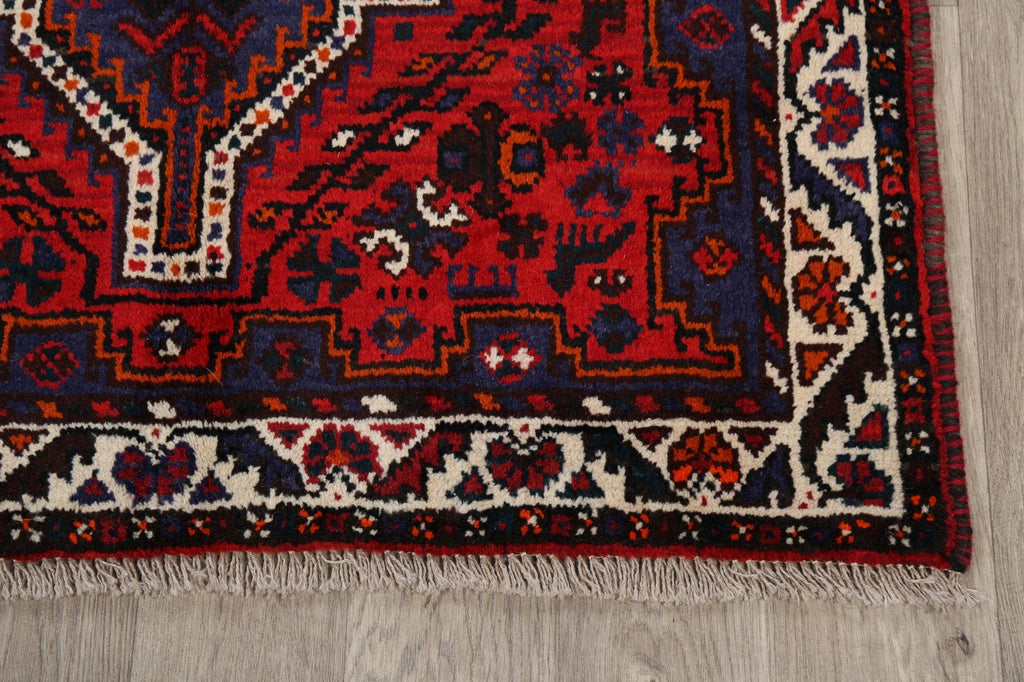 Tribal Geometric Shiraz Persian Area Rug 4x5