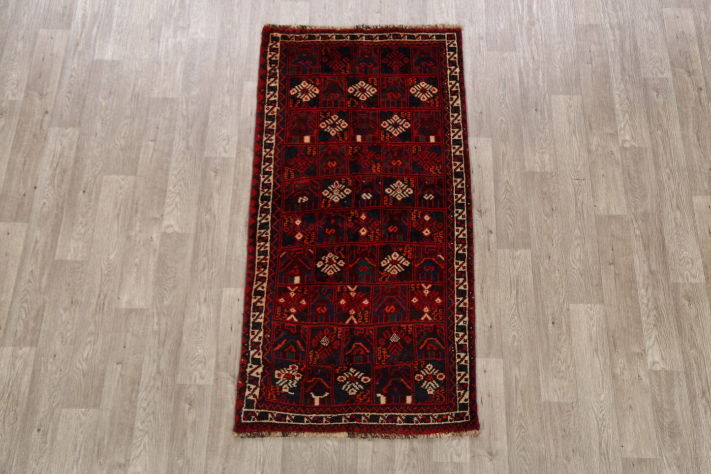 Tribal Geometric Shiraz Persian Area Rug 3x6