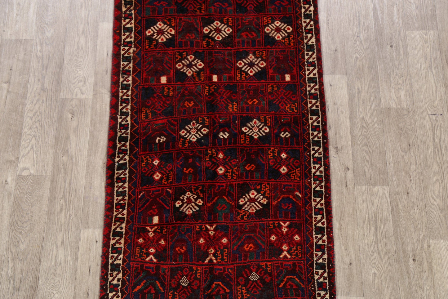 Tribal Geometric Shiraz Persian Area Rug 3x6