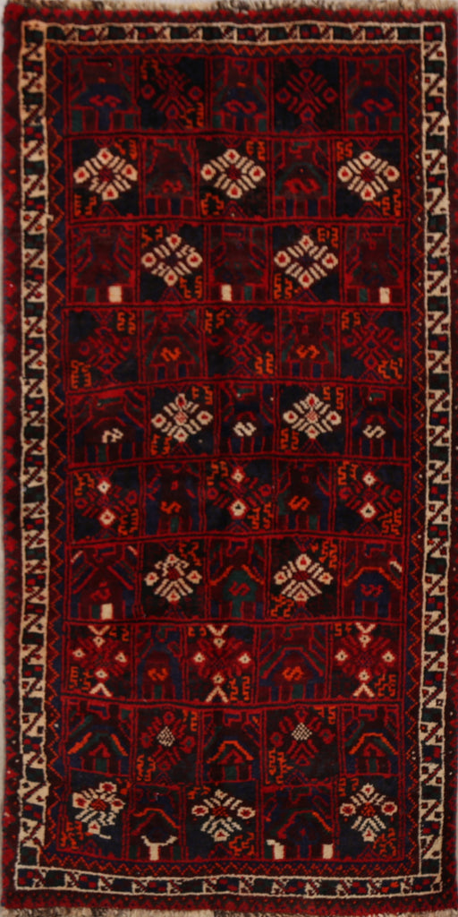 Tribal Geometric Shiraz Persian Area Rug 3x6