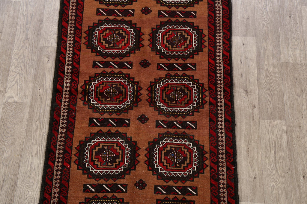 Geometric Balouch Afghan Oriental Area Rug 3x6