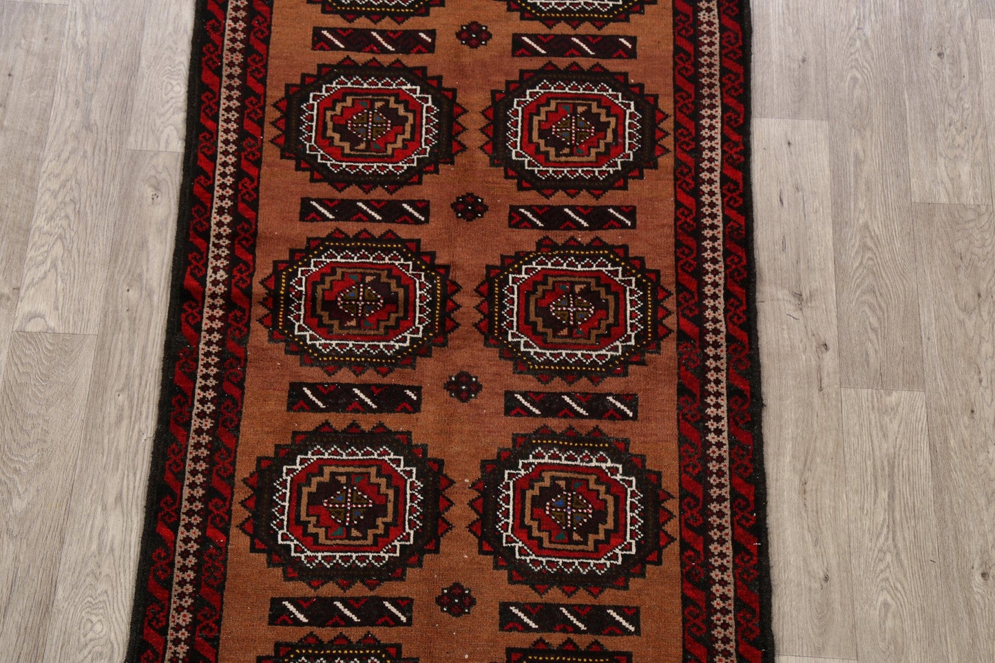 Geometric Balouch Afghan Oriental Area Rug 3x6