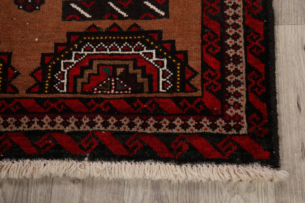 Geometric Balouch Afghan Oriental Area Rug 3x6