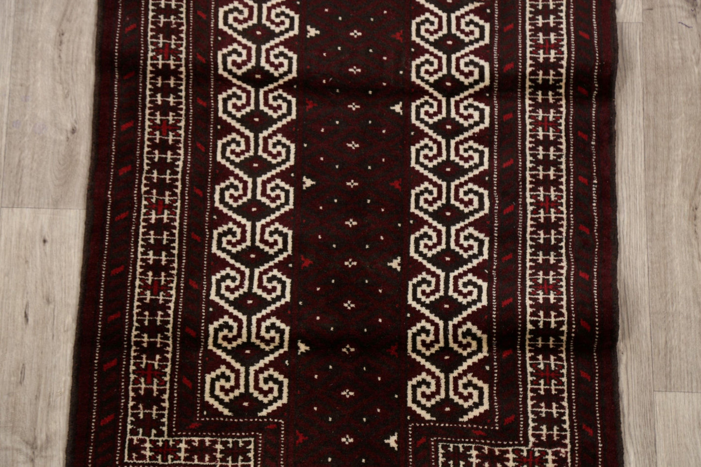 Geometric Balouch Afghan Oriental Area Rug 3x4