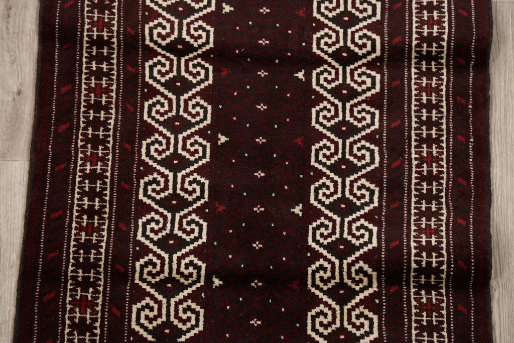 Geometric Balouch Afghan Oriental Area Rug 3x4