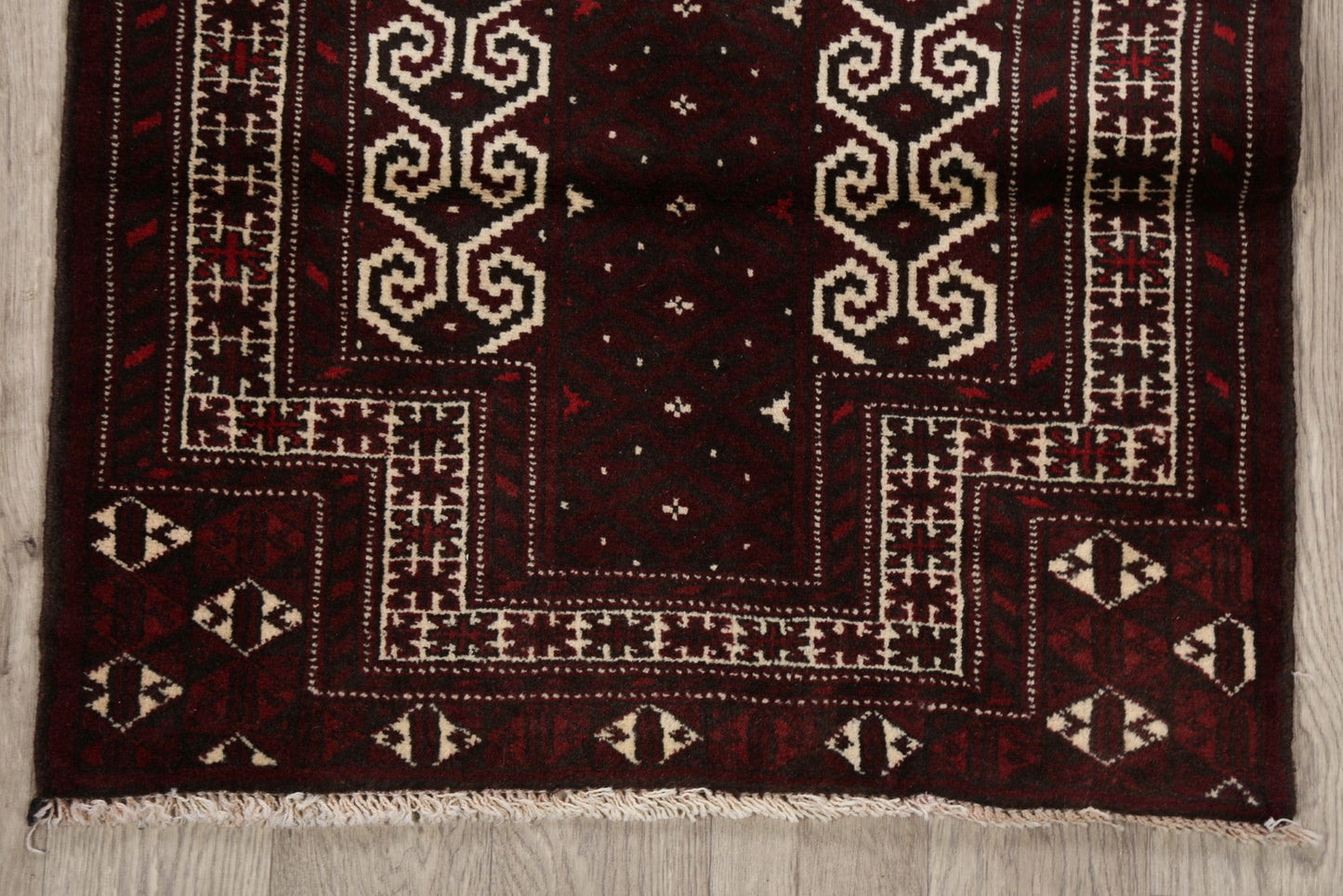 Geometric Balouch Afghan Oriental Area Rug 3x4