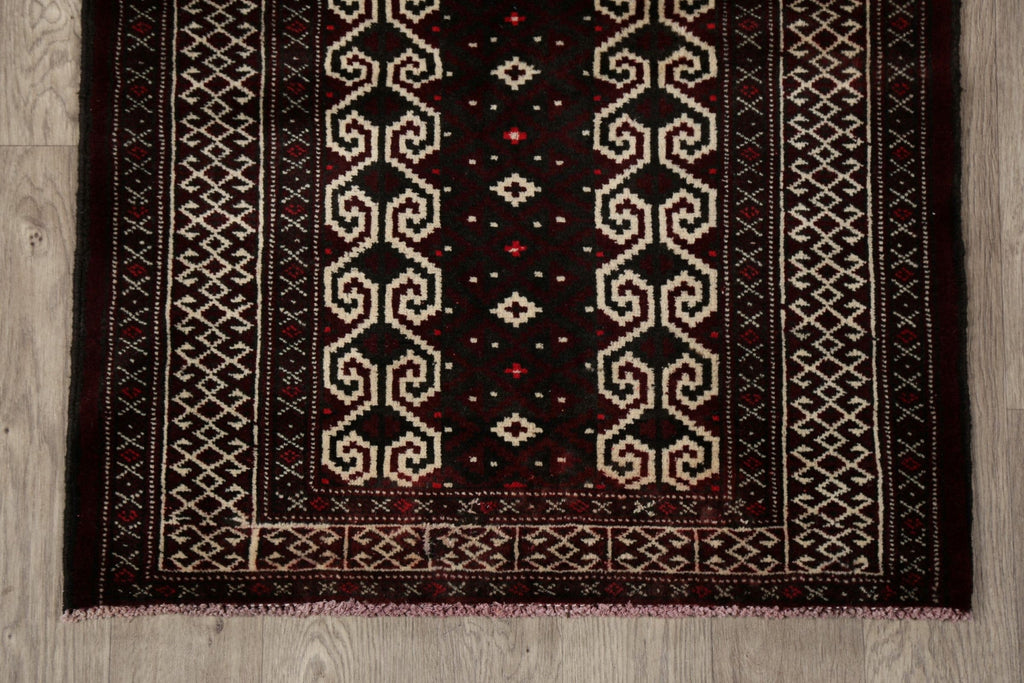 Geometric Balouch Persian Area Rug 3x4