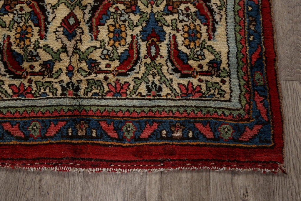 Antique Sultanabad Persian Runner Rug 3x13