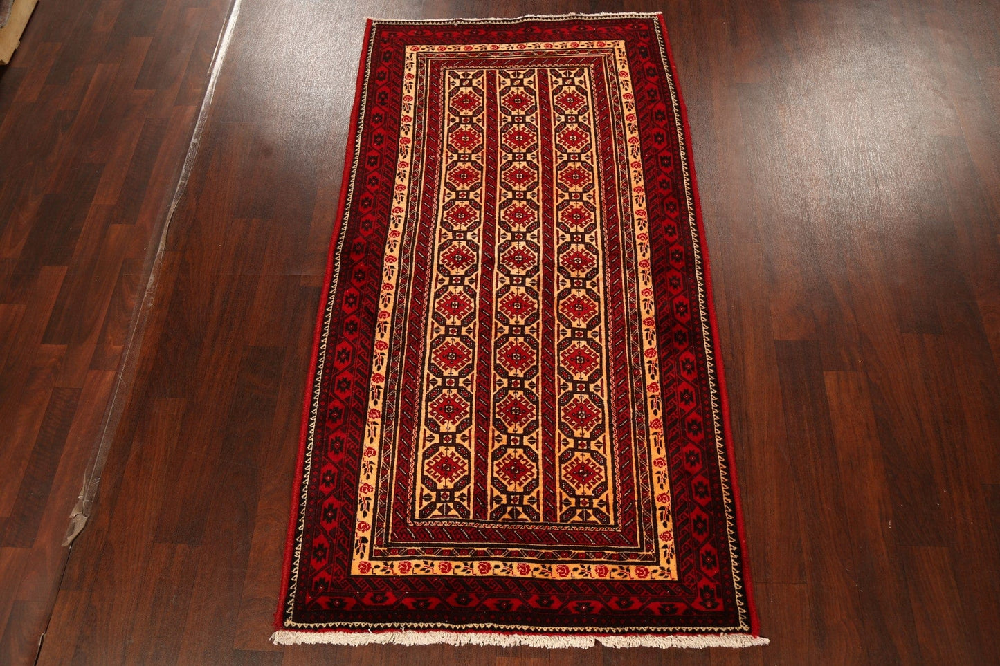 Geometric Balouch Afghan Oriental Area Rug 4x7