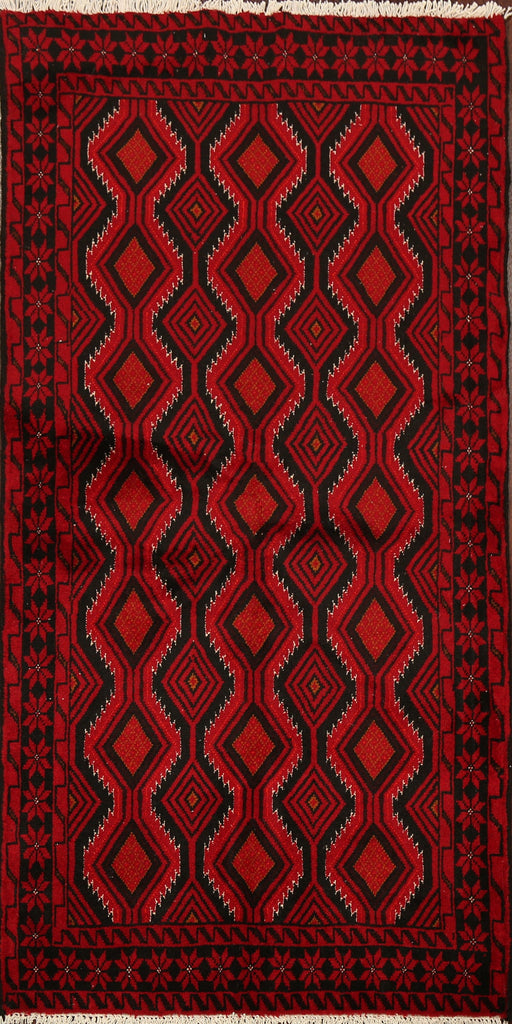 Geometric Balouch Oriental Area Rug 3x6