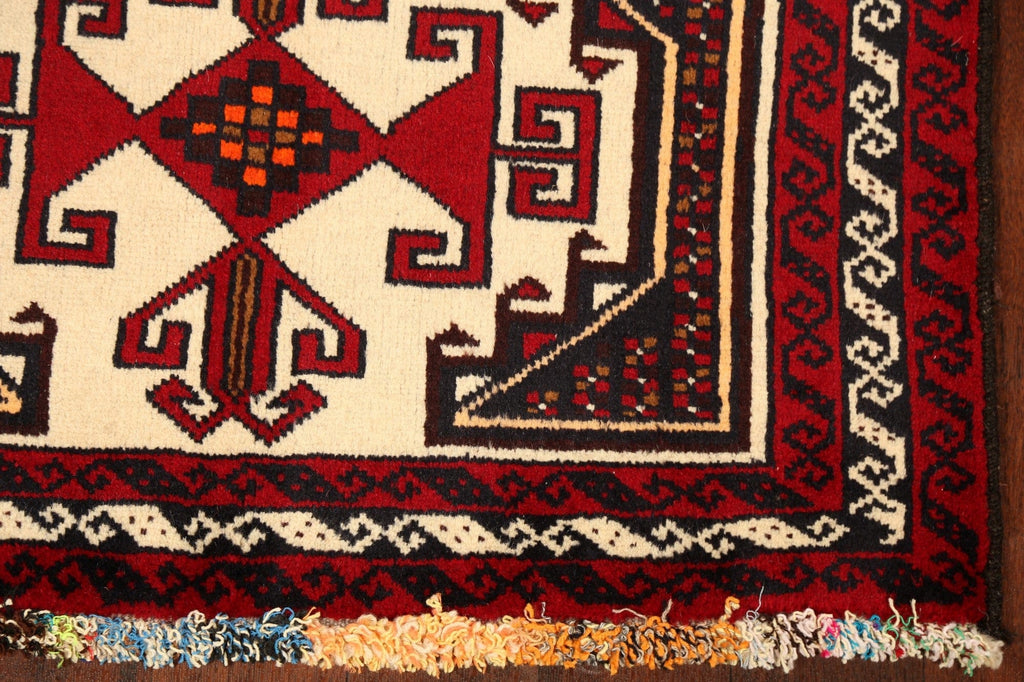 Geometric Balouch Afghan Oriental Area Rug 3x6