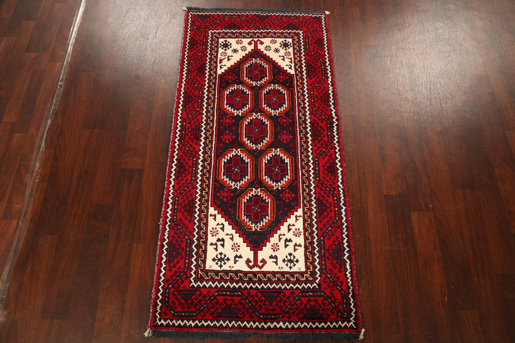 Geometric Balouch Afghan Oriental Area Rug 3x6