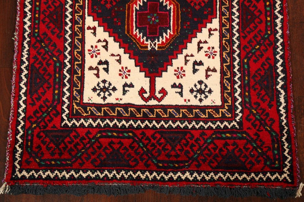 Geometric Balouch Afghan Oriental Area Rug 3x6