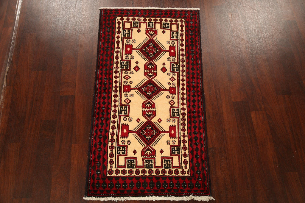 Geometric Balouch Afghan Oriental Area Rug 3x5