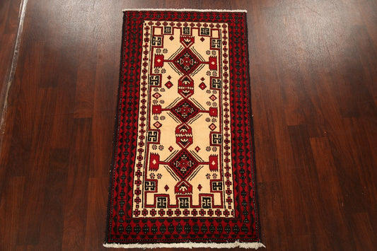 Geometric Balouch Afghan Oriental Area Rug 3x5