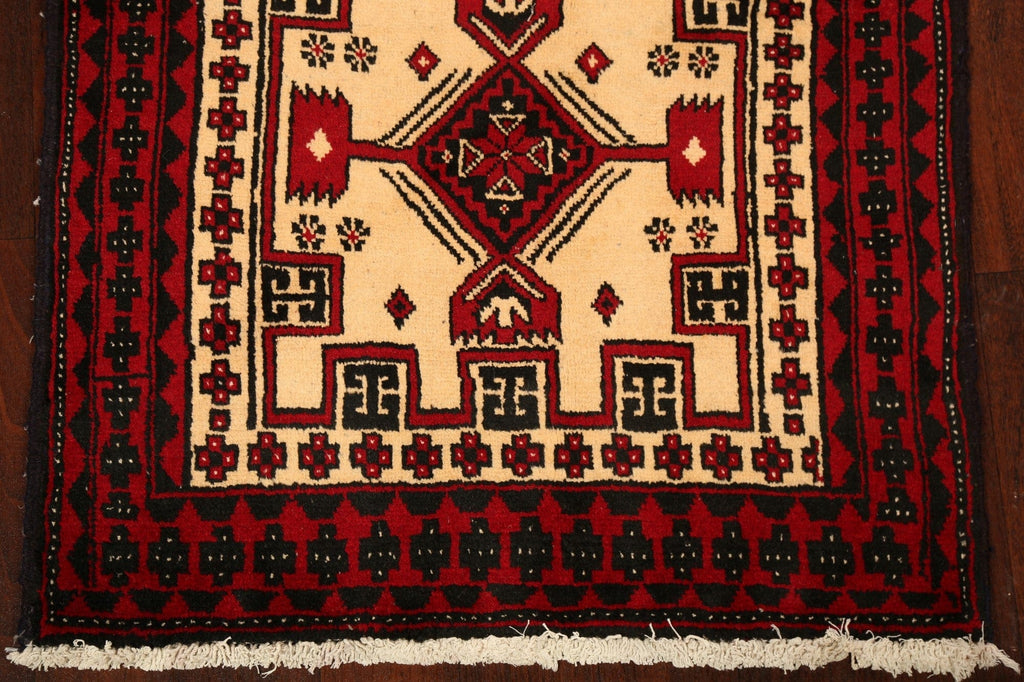 Geometric Balouch Afghan Oriental Area Rug 3x5