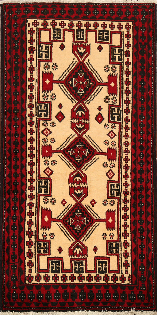 Geometric Balouch Afghan Oriental Area Rug 3x5