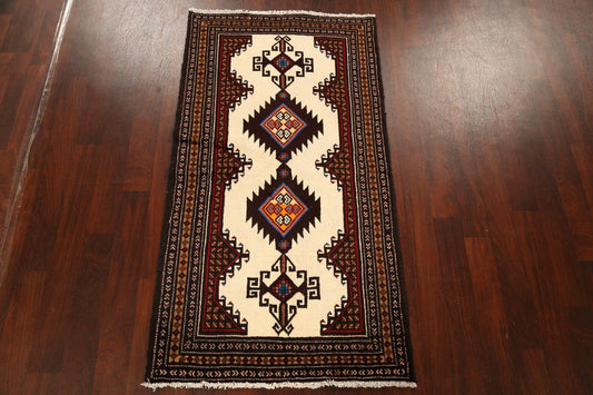 Geometric Balouch Afghan Oriental Area Rug 3x6