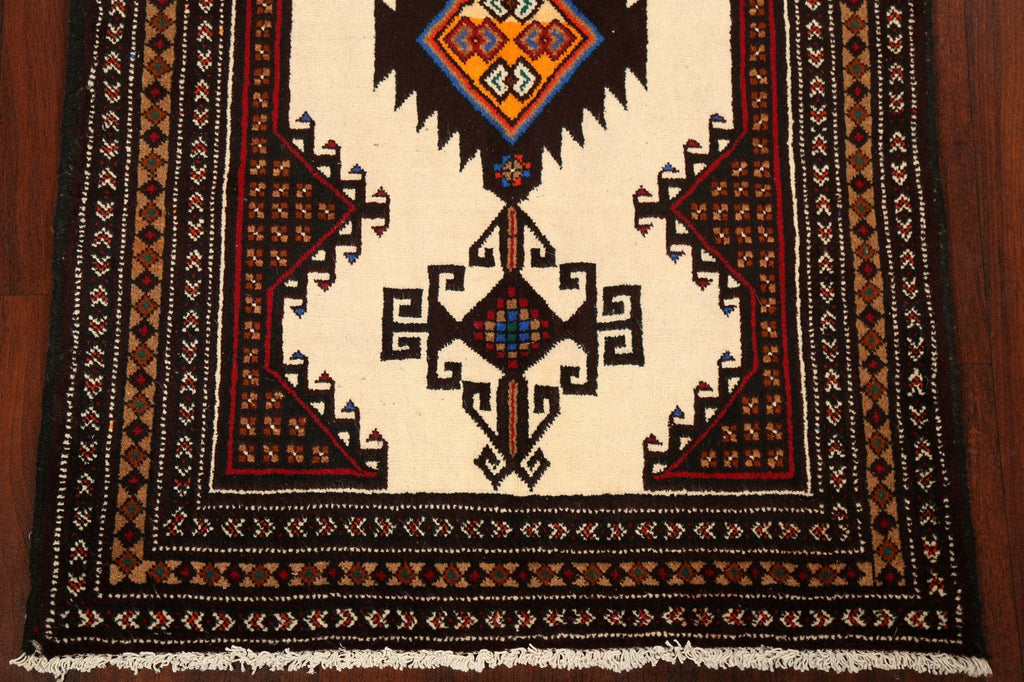 Geometric Balouch Afghan Oriental Area Rug 3x6