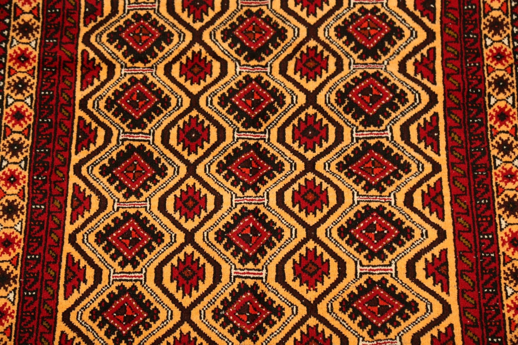 All-Over Geometric Balouch Oriental Area Rug 3x6