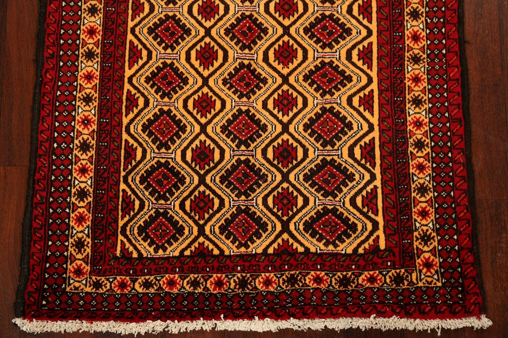 All-Over Geometric Balouch Oriental Area Rug 3x6