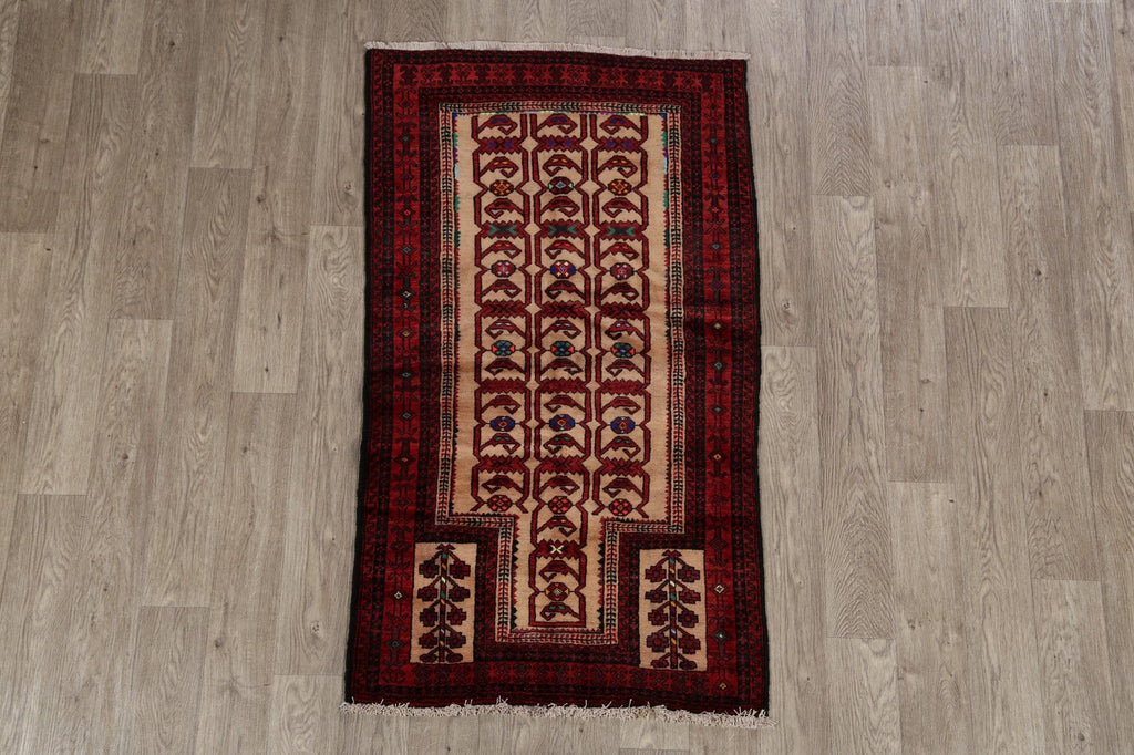 Geometric Balouch Oriental Area Rug 3x5