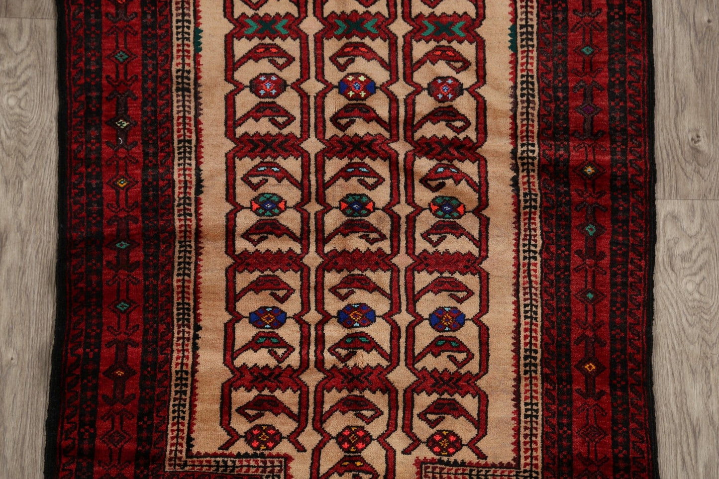 Geometric Balouch Oriental Area Rug 3x5