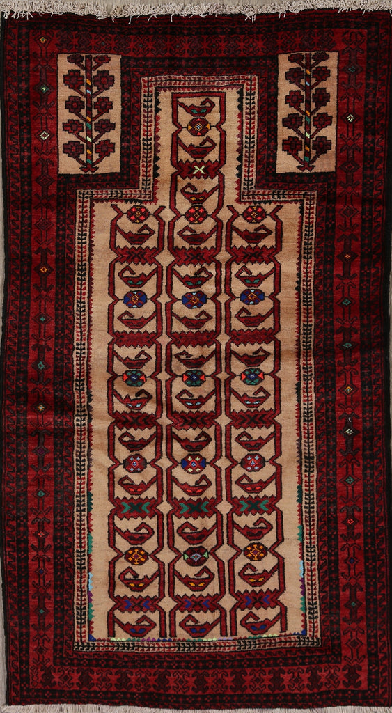 Geometric Balouch Oriental Area Rug 3x5