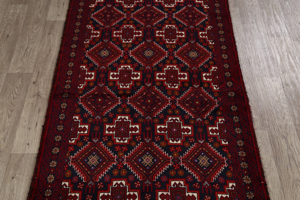 All-Over Geometric Balouch Oriental Area Rug 4x6