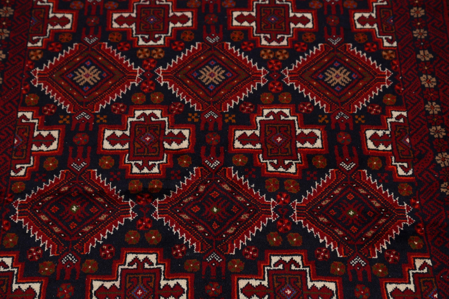 All-Over Geometric Balouch Oriental Area Rug 4x6