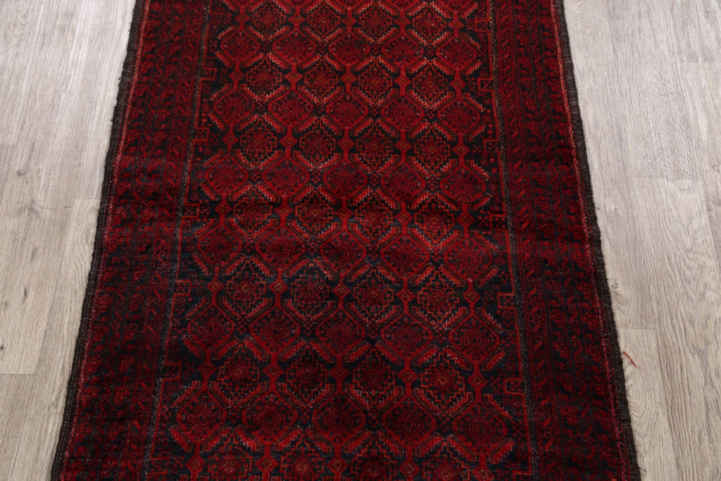 Geometric Balouch Afghan Oriental Area Rug 3x6