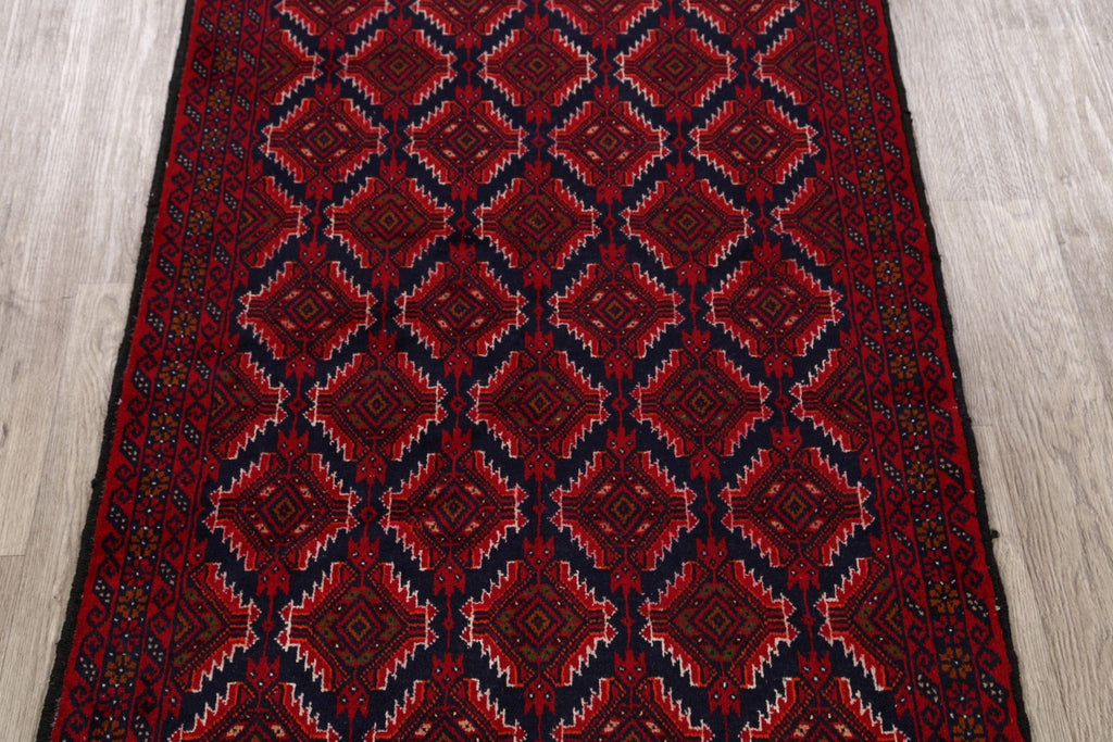 All-Over Geometric Balouch Oriental Area Rug 3x6