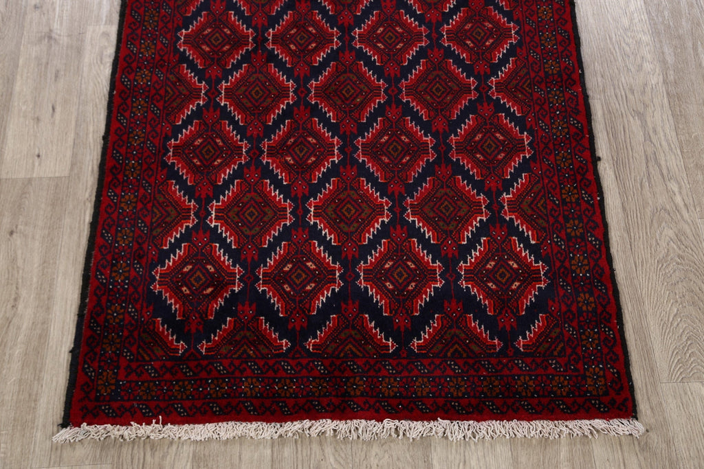 All-Over Geometric Balouch Oriental Area Rug 3x6