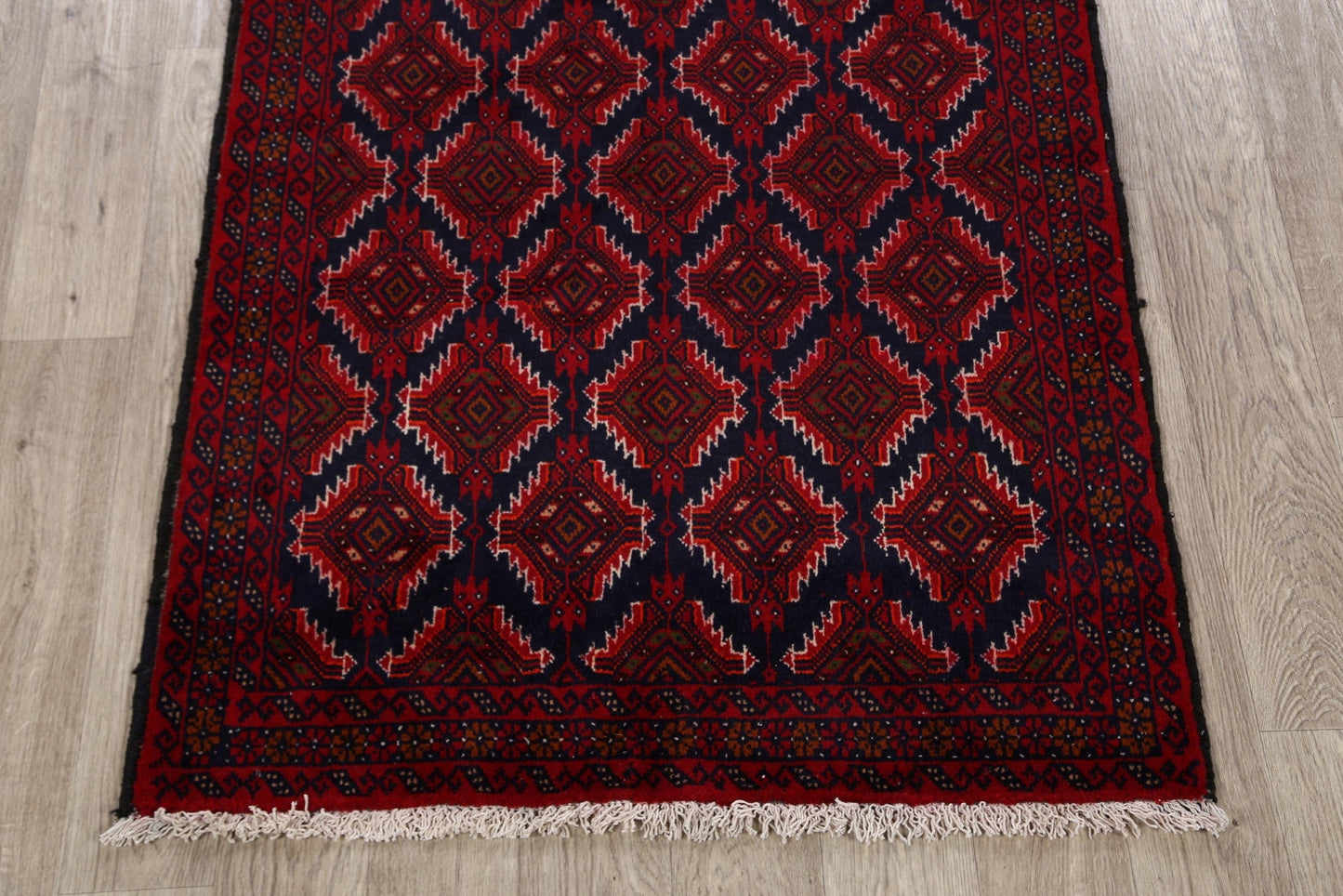 All-Over Geometric Balouch Oriental Area Rug 3x6