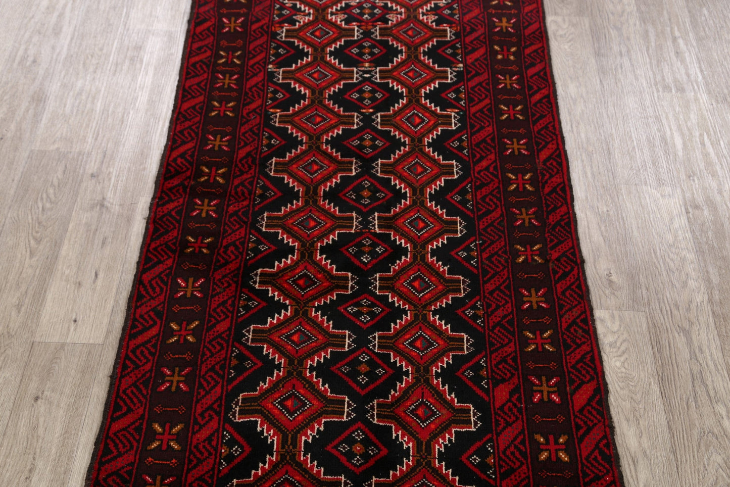 Geometric Balouch Oriental Area Rug 3x6