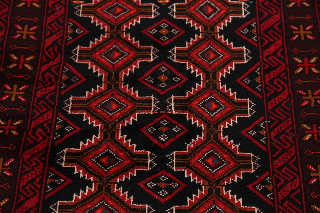 Geometric Balouch Oriental Area Rug 3x6