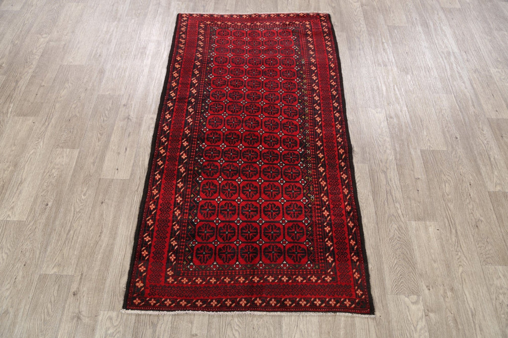 All-Over Geometric Balouch Oriental Area Rug 3x6