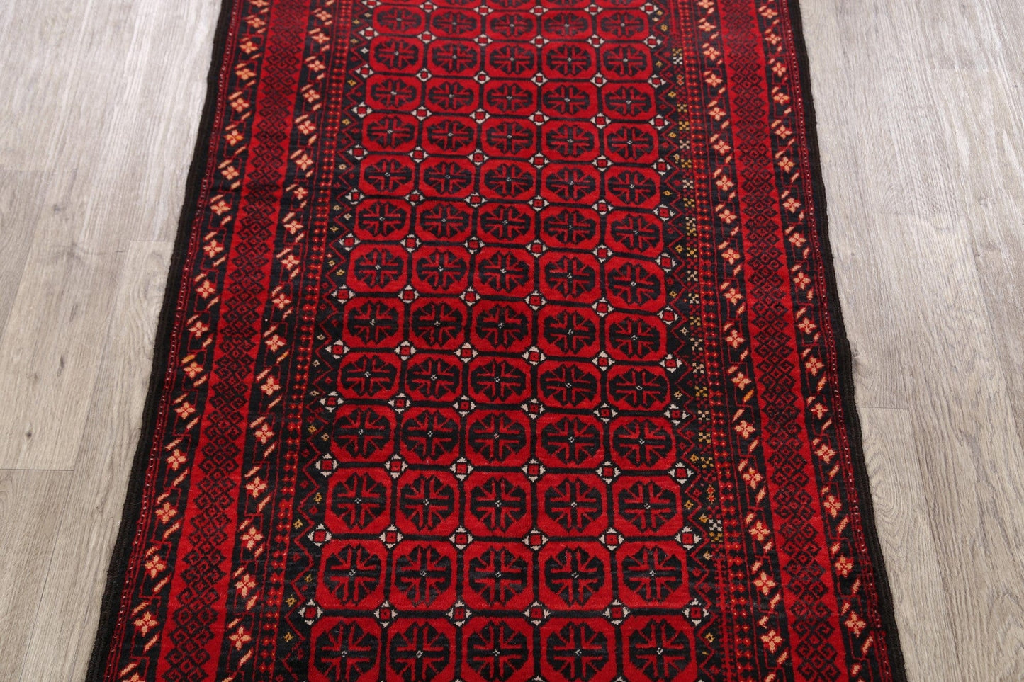 All-Over Geometric Balouch Oriental Area Rug 3x6