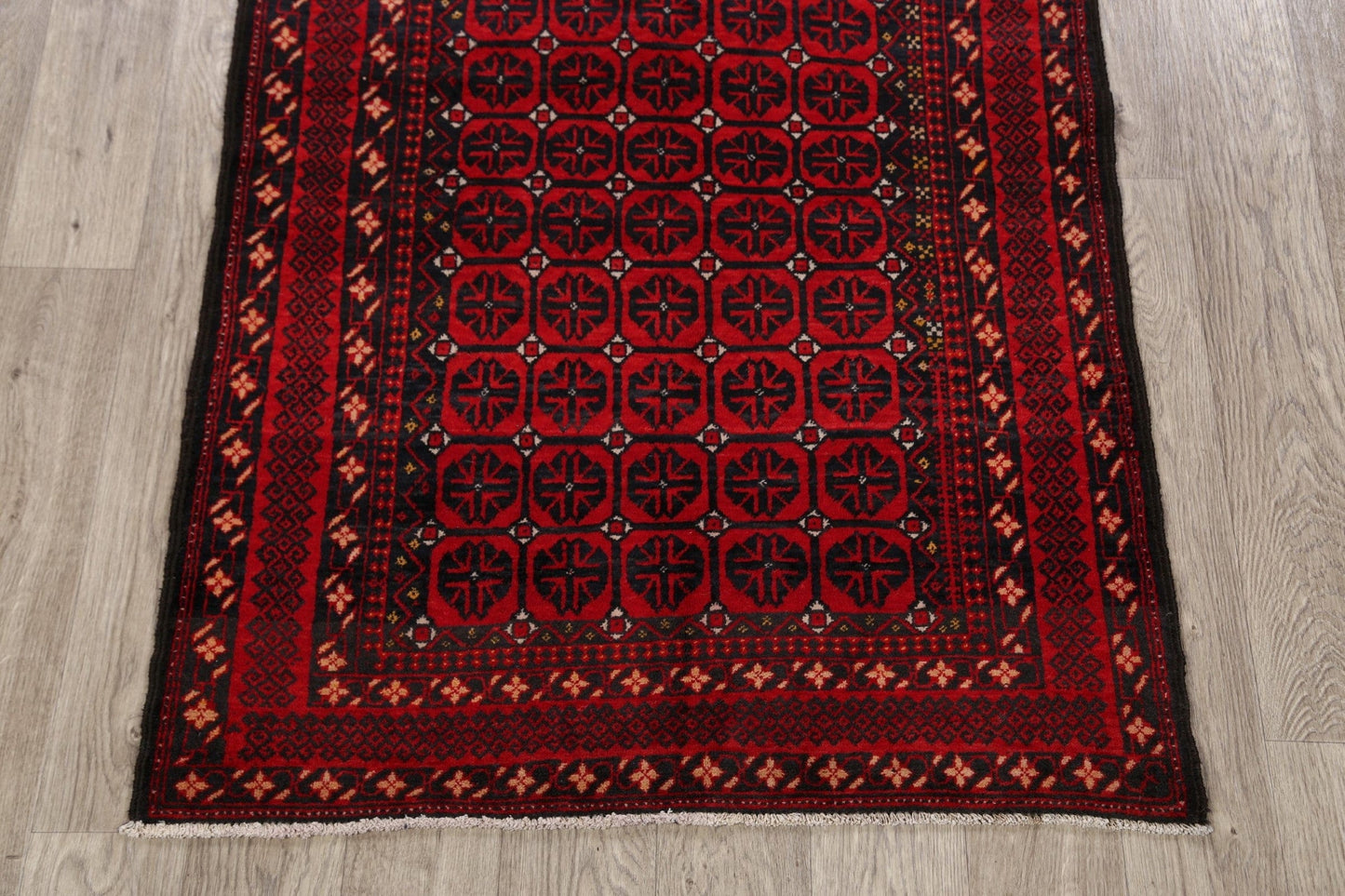 All-Over Geometric Balouch Oriental Area Rug 3x6