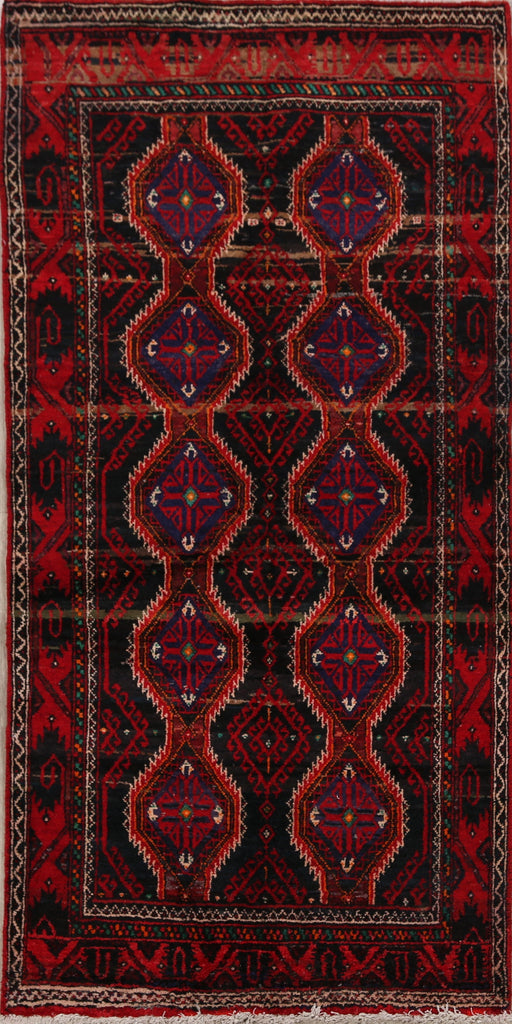 Geometric Balouch Afghan Oriental Area Rug 3x6