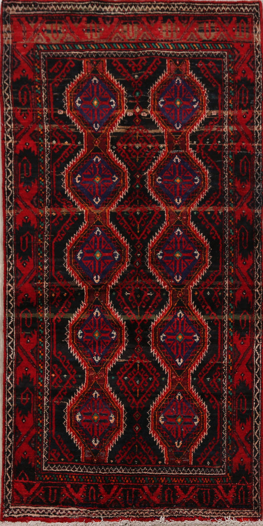 Geometric Balouch Afghan Oriental Area Rug 3x6