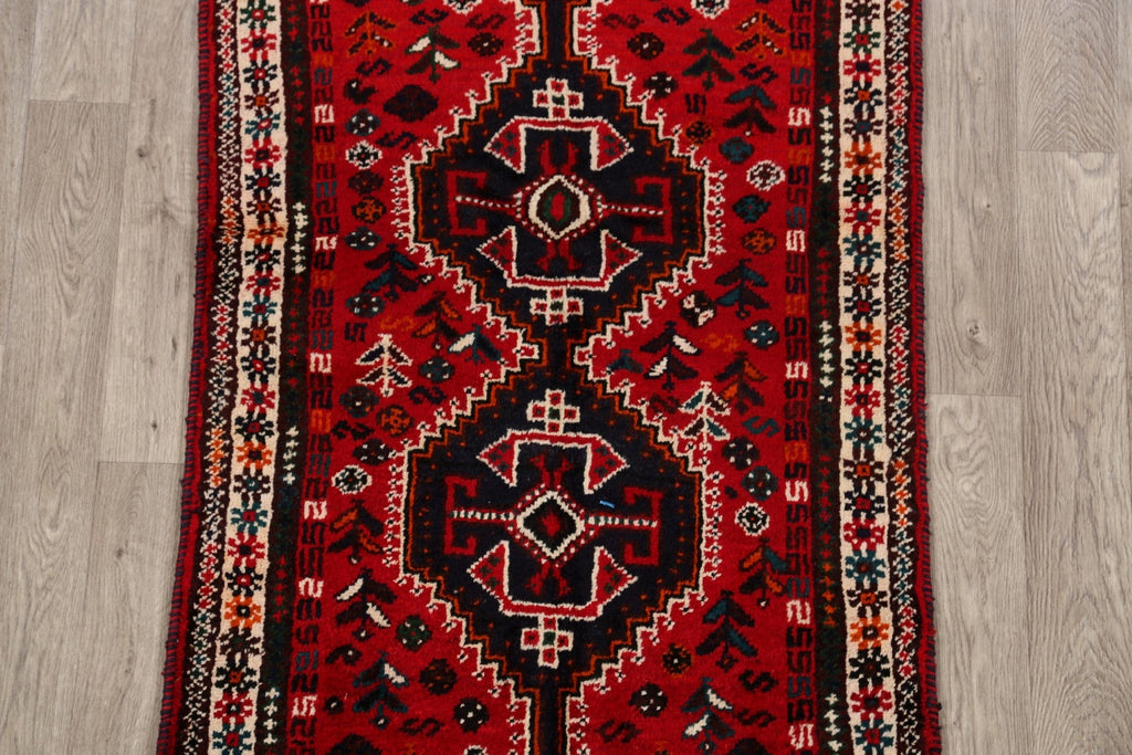 Tribal Geometric Shiraz Persian Area Rug 3x5