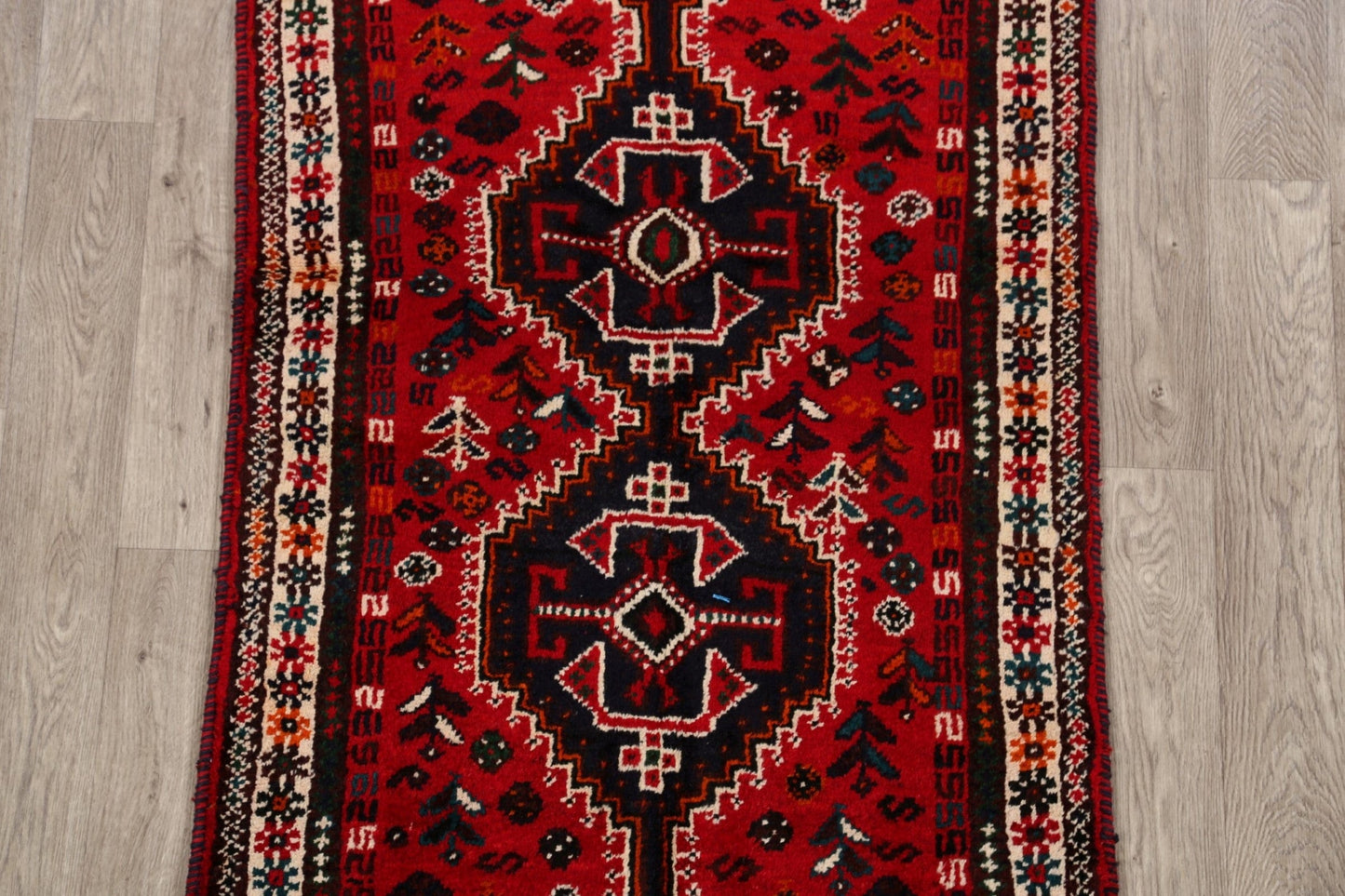 Tribal Geometric Shiraz Persian Area Rug 3x5