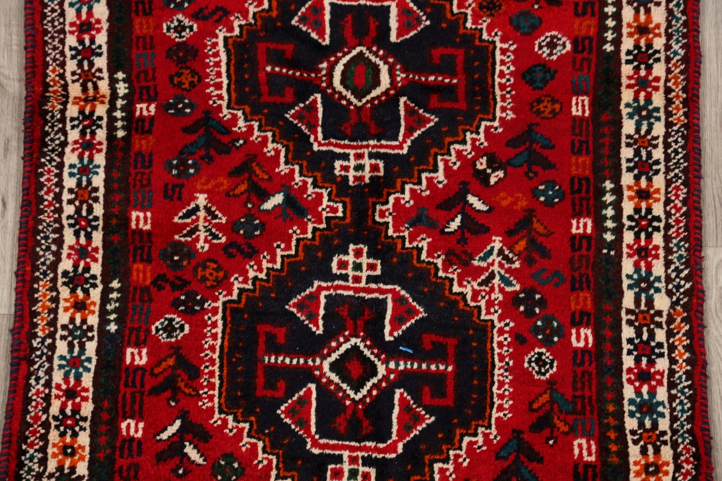 Tribal Geometric Shiraz Persian Area Rug 3x5